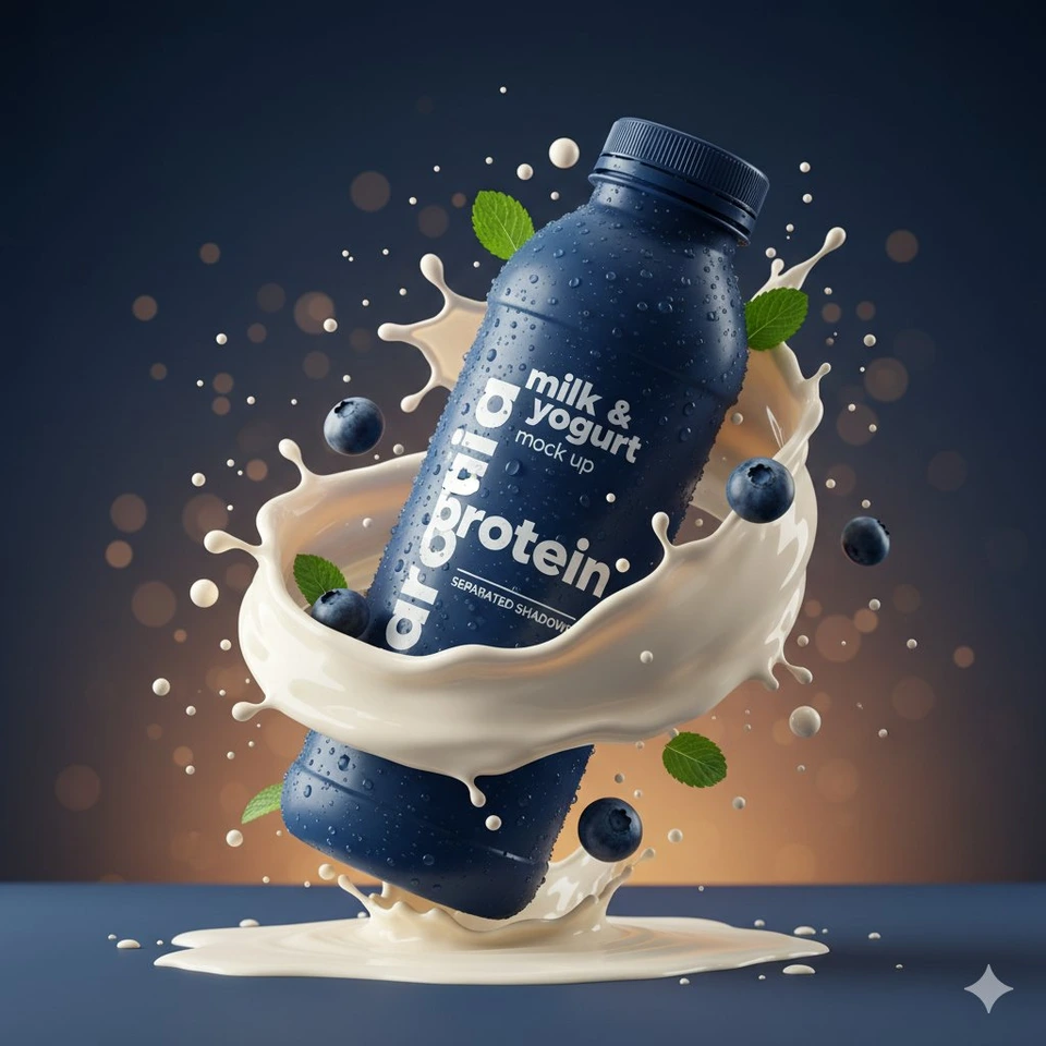 Whisk AI (whisk-ai.co) prompt example: Cinematic beverage campaign