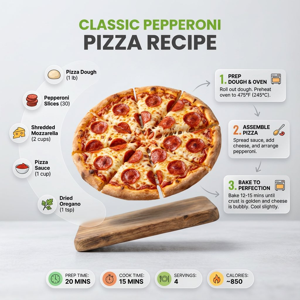 Whisk AI (whisk-ai.co) prompt example: Editorial recipe infographic