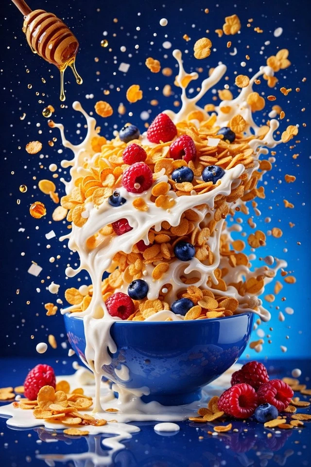 Whisk AI (whisk-ai.co) prompt example: Gourmet studio food scene