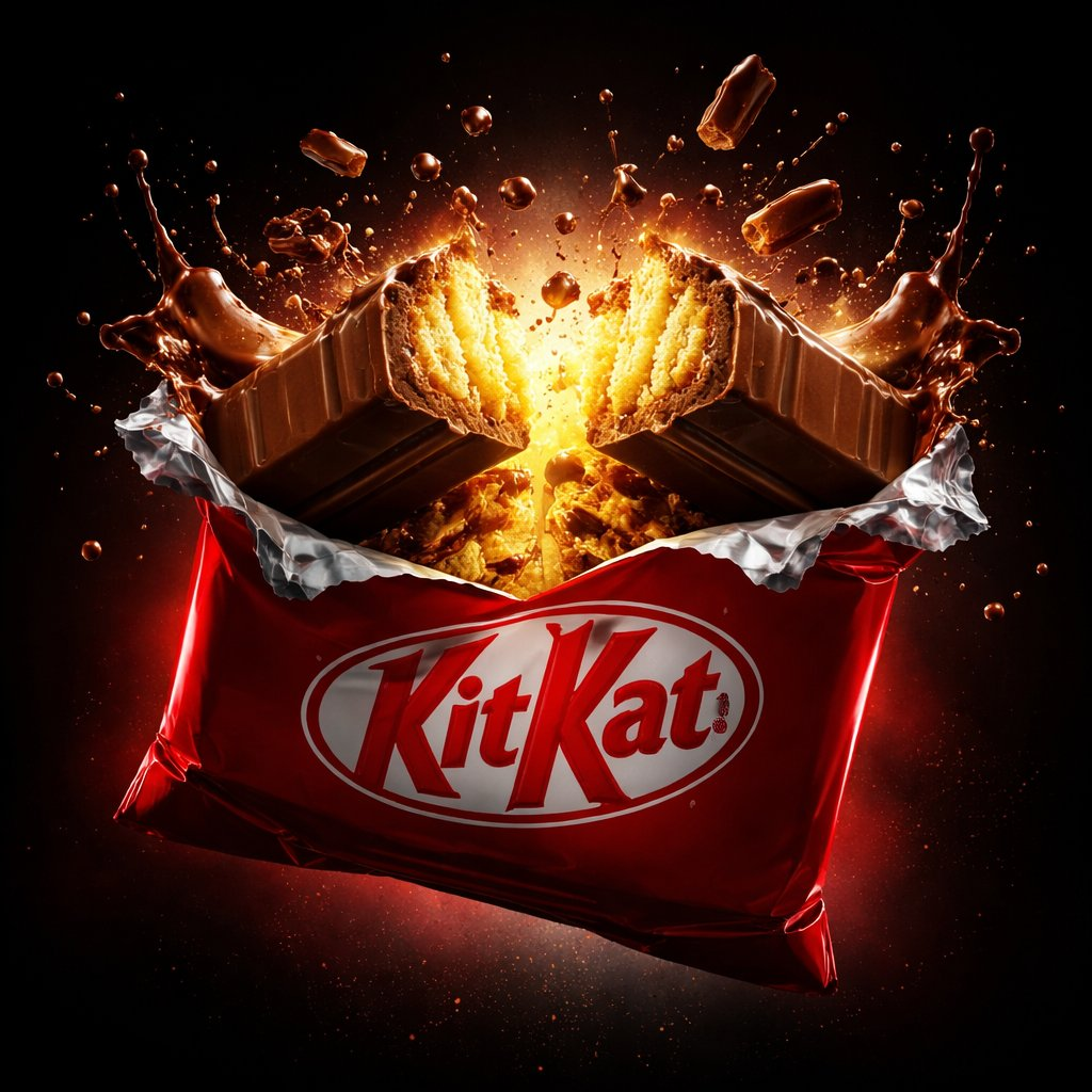 Whisk AI (whisk-ai.co) prompt example: Luxury product emerging from darkness